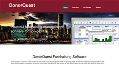 Desktop Screenshot of donorquest.com